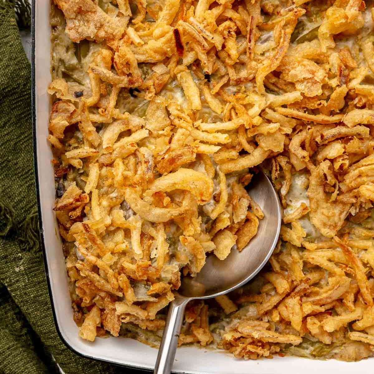 Quick and Easy Grandmas Green Bean Casserole for Your Feast