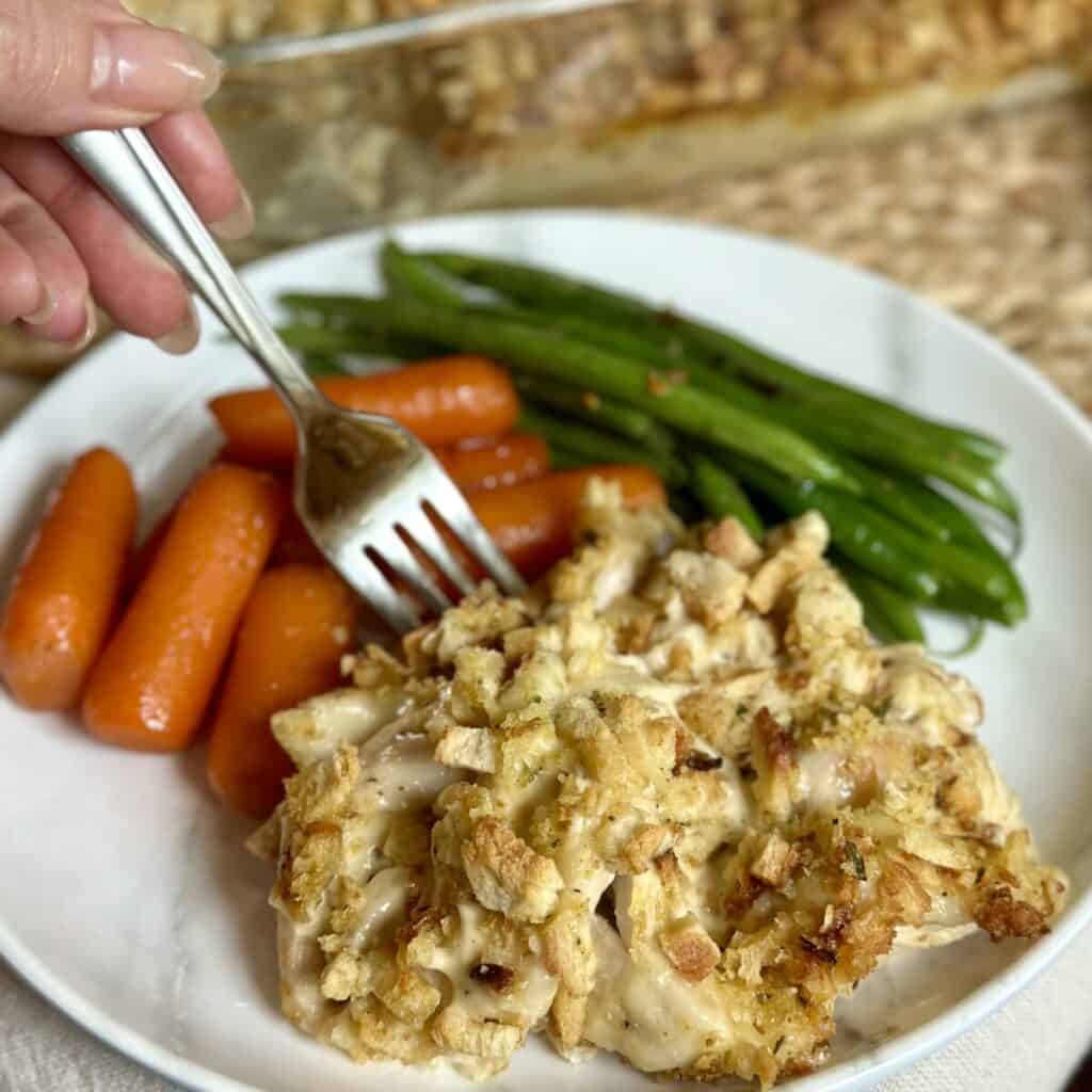 Chicken and Swiss Casserole for Dinner (A Family-Favorite Youll Love)