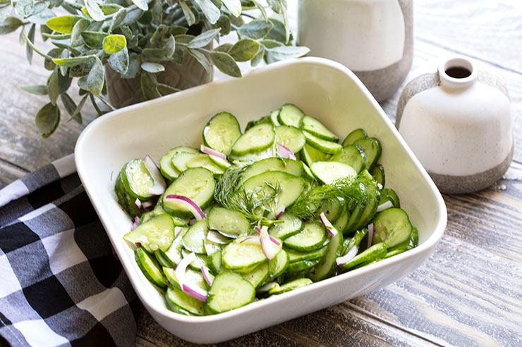 Easy Italian Cucumber Salad Recipe (The Best Side Dish for Any Meal)