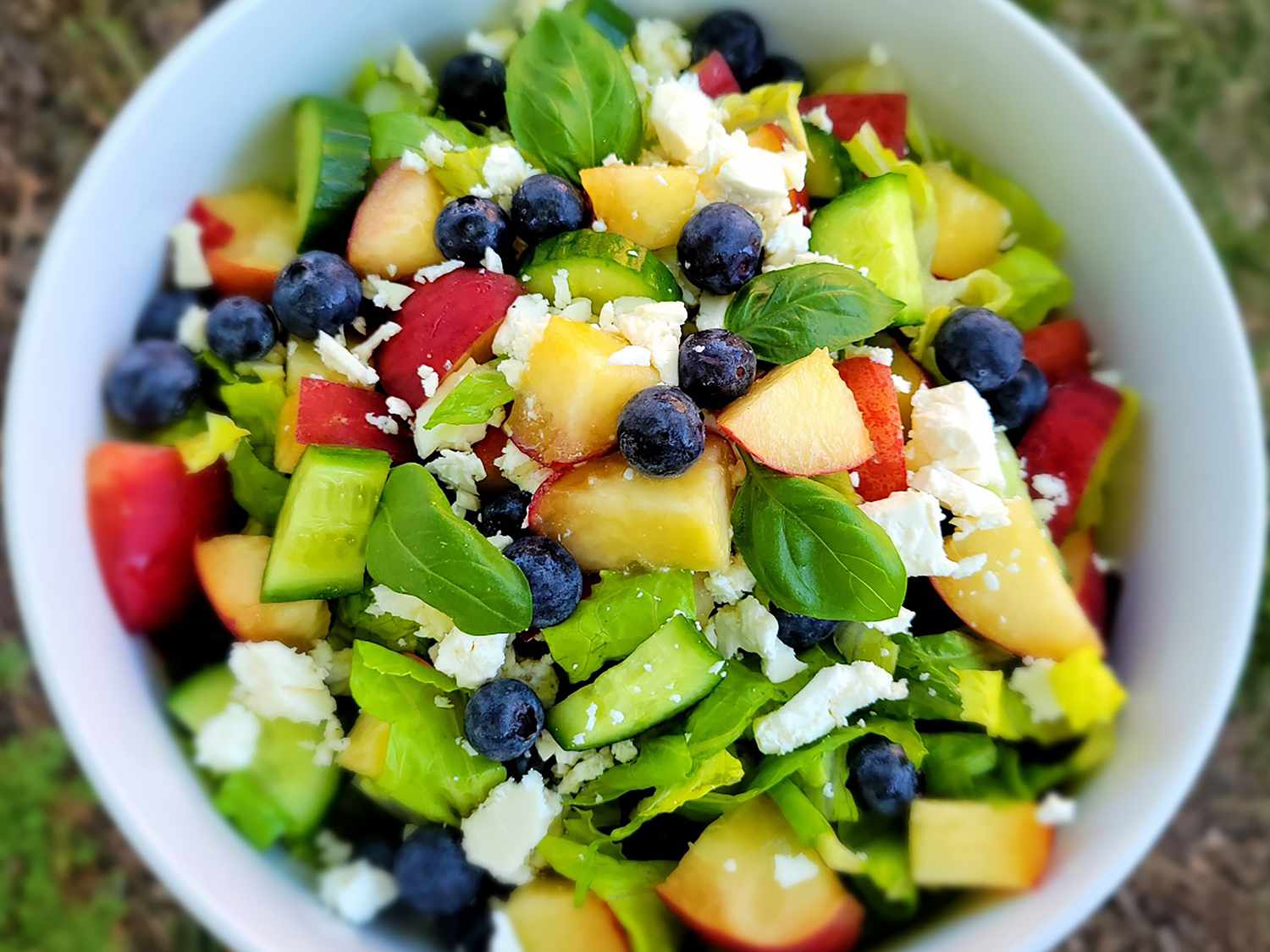 Blueberry Peach Feta Salad: A Healthy and Delicious Summer Dish (This Salad is Packed With Flavor and Nutrients)