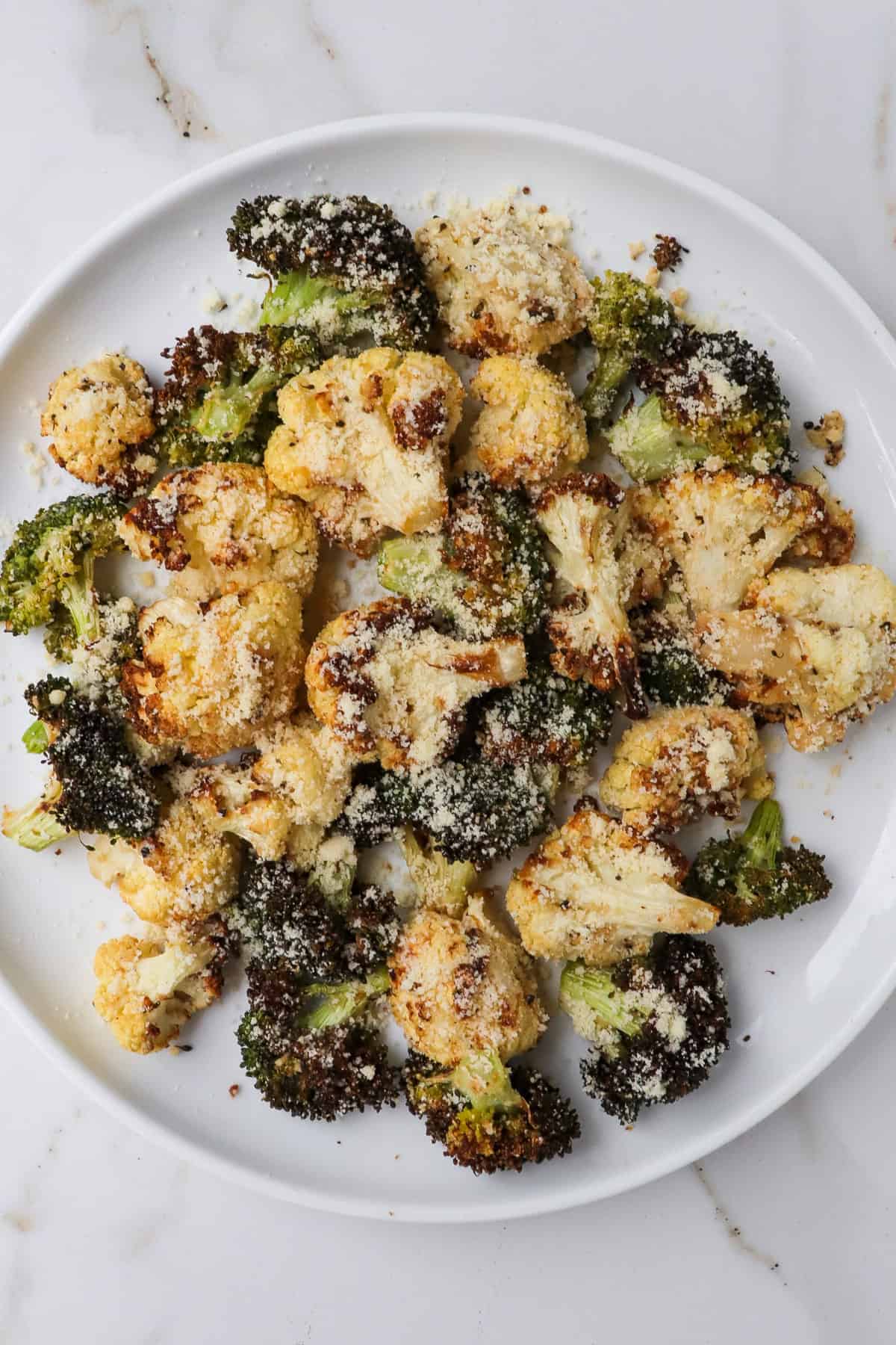 Make Crispy Air Fryer Broccoli and Cauliflower Tonight