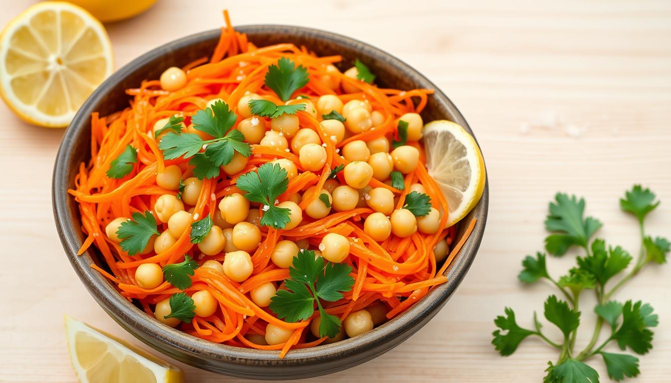 Make This Carrot and Chickpea Salad with Parsley Lemon Tonight