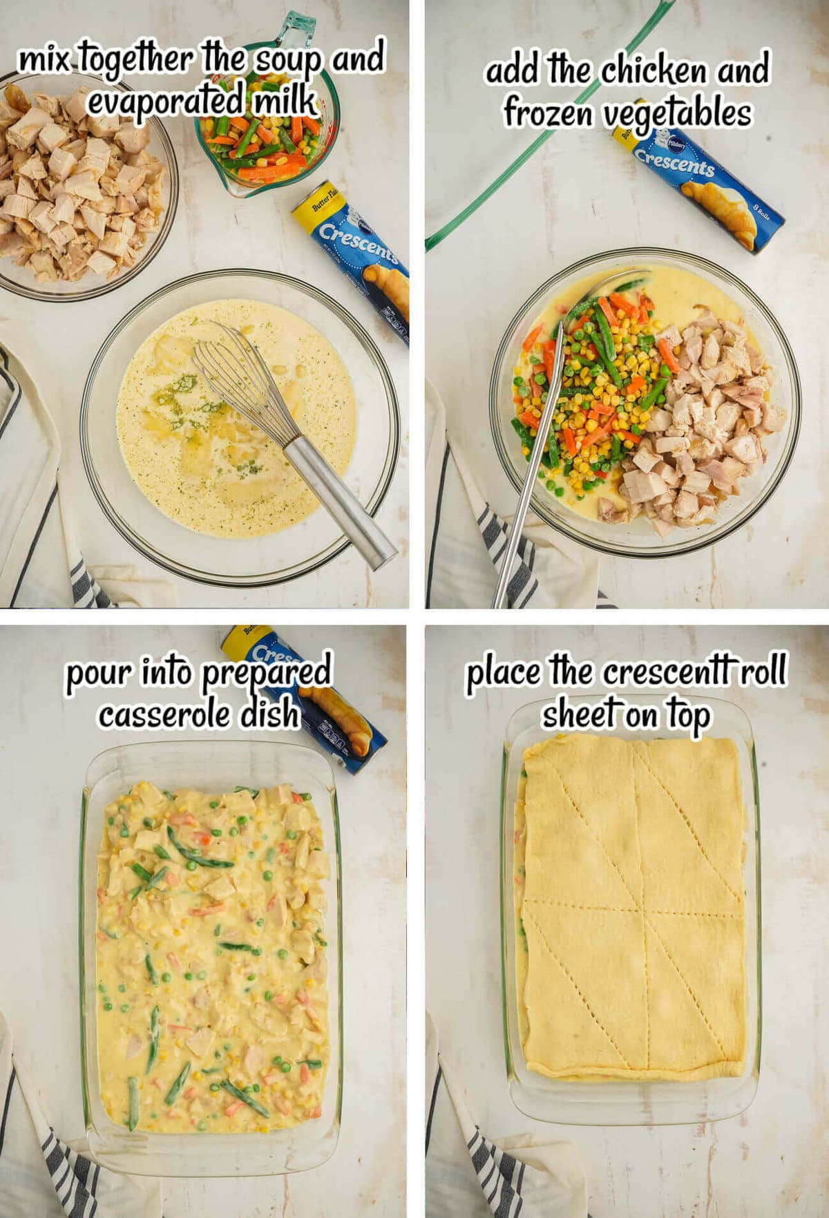 How to Make Chicken Pot Pie with Crescent Rolls: A Step-by-Step Guide