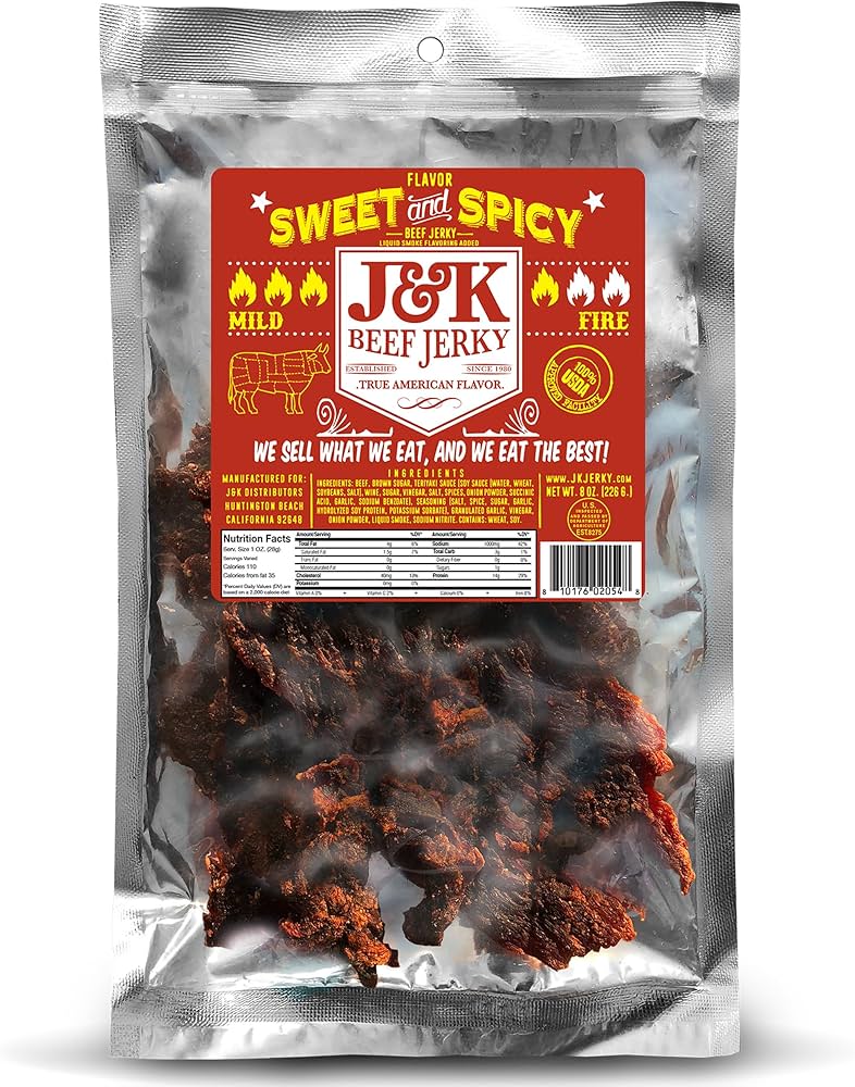 Sweet and Spicy Beef Jerky: A Flavorful and Savory Snack