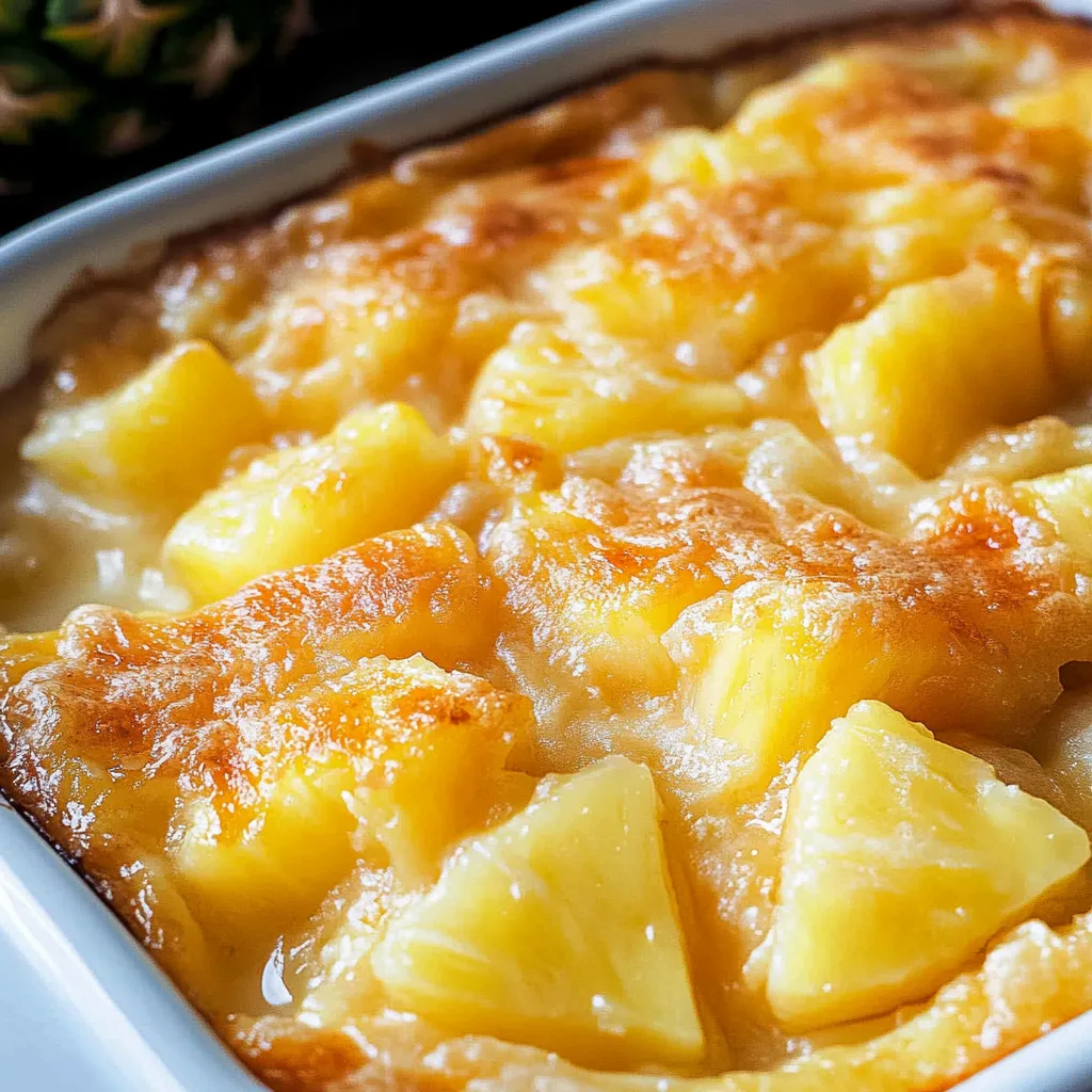 Easy Pineapple Casserole with Bread Recipe: A Must-Try Dish