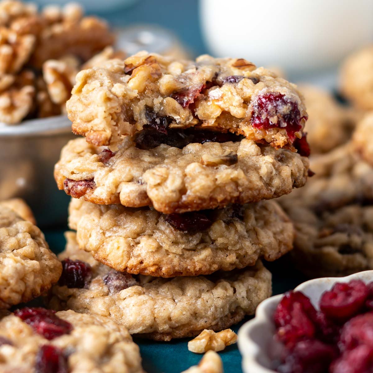 Yummy Cookies with Cranberries and Walnuts: Perfect for the Holidays