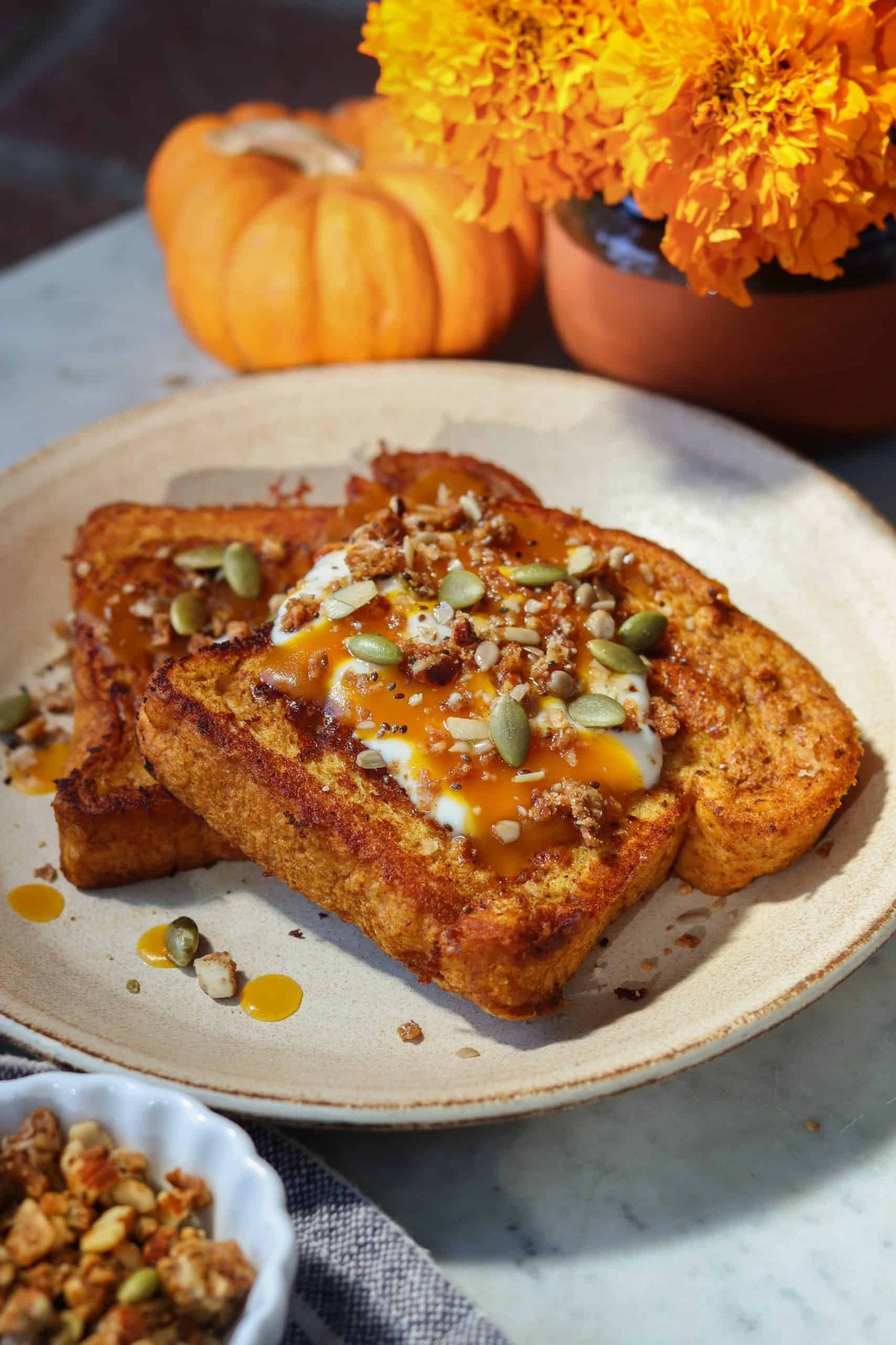 How to Make the Best Pumpkin Seeds on French Toast Ever