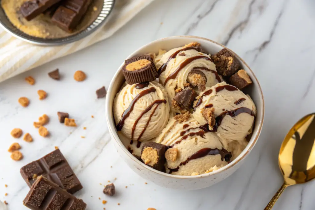 Peanut Butter Brownie Double Cheesecake Ice Cream: Try This Easy Recipe and You Will Love It